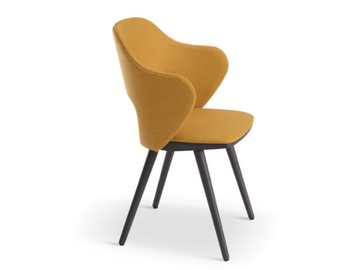 QUINN 686 - Upholstered fabric chair with armrests by Origins 1971 - view 3